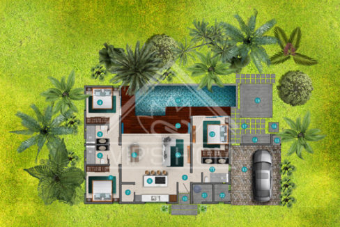 Magnifique villa 3 chambres dans un complexe résidentiel à vendre